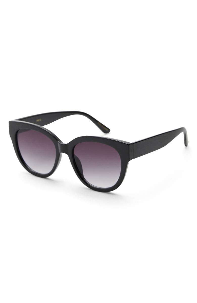 MANGO Gradient Round Sunglasses, Alternate, color, 