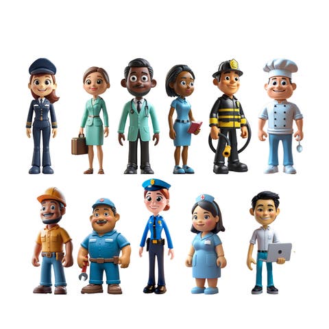 Occupations Figure Set