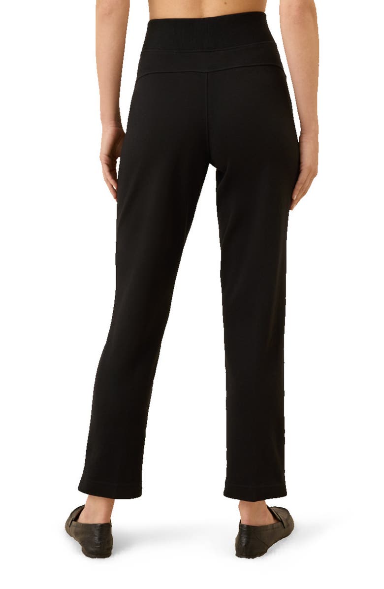 Pact Organic Cotton Airplane Tapered Leg Pant, Alternate, color, Black
