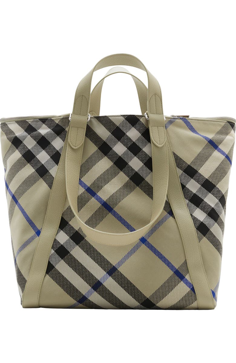 Burberry Festival Jacquard Check Canvas Tote, Alternate, color,