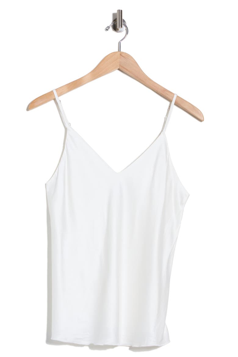 V-Neck Cami, Main, color, WHITE