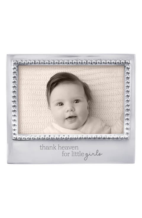 Thank Heaven for Little Girls 4 x 6-Inch Picture Frame