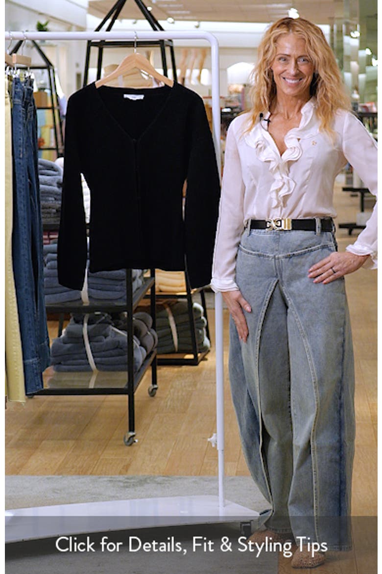 Oversize V-Neck Cardigan video