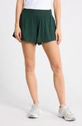 90 DEGREE BY REFLEX Lightstreme High Waist Layered Running Shorts