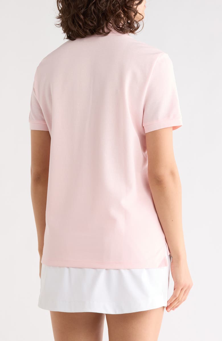 Lacoste Short Sleeve Polo, Alternate, color, Flamingo