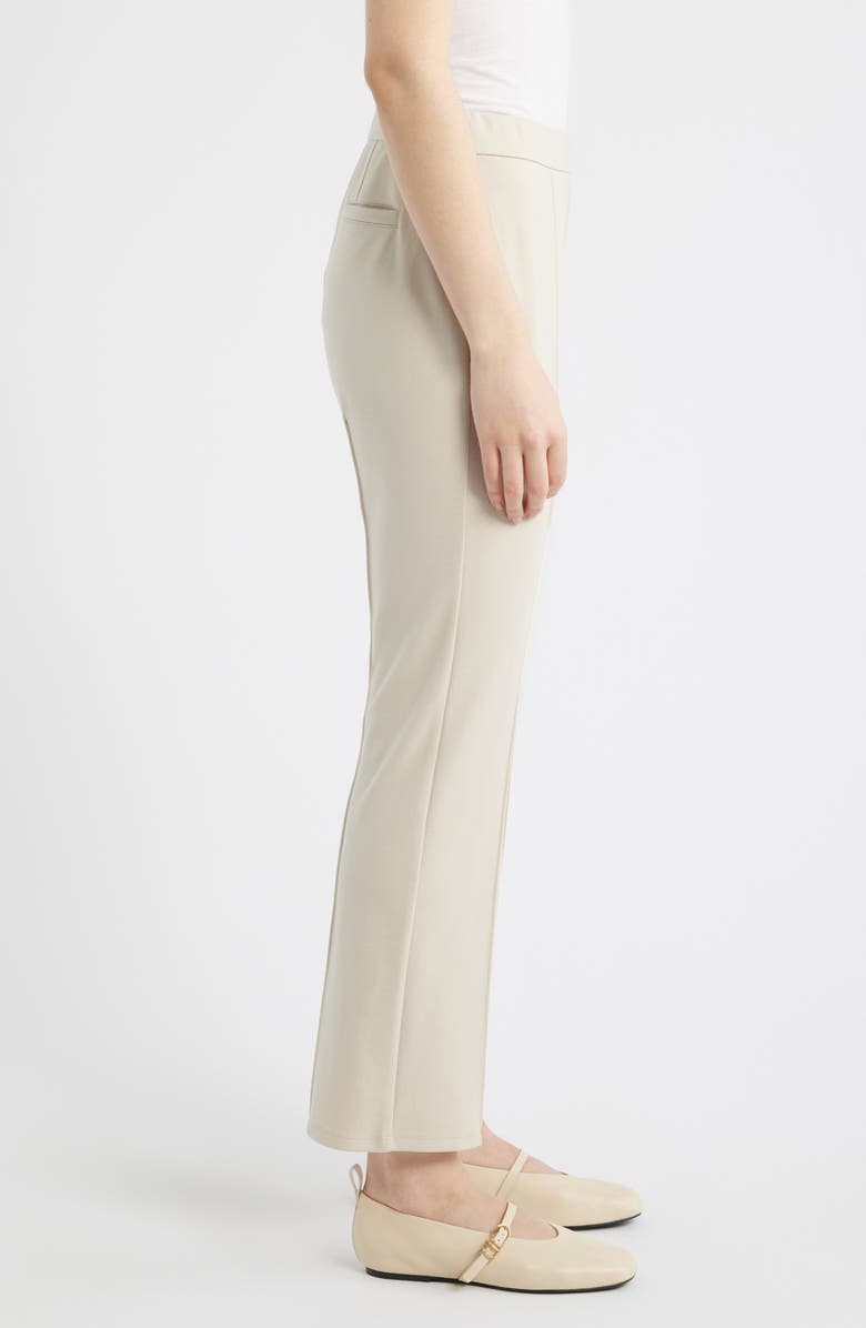 Eileen Fisher High Waist Ankle Pants, Alternate, color, Papyrus