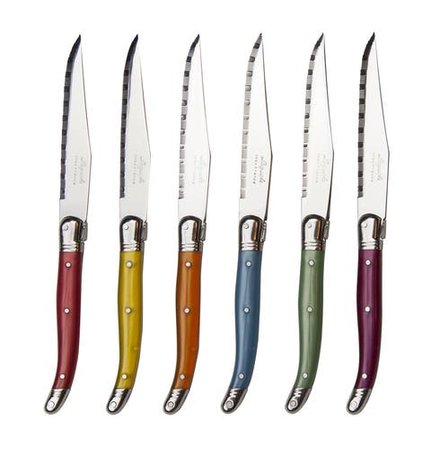 6 Piece Steak Knife Set, in Wood Presentation Box