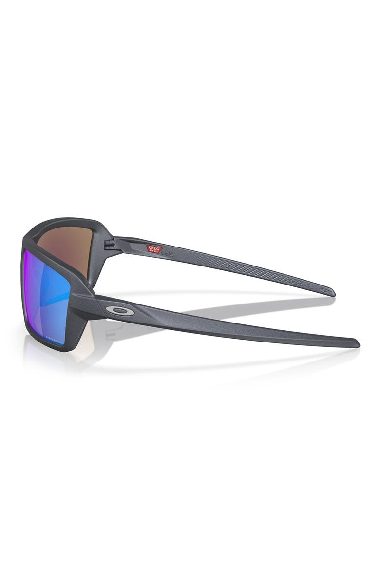 Cables 63mm Prizm™ Oversize Rectangular Sunglasses, Alternate, color, SAPPHIRE