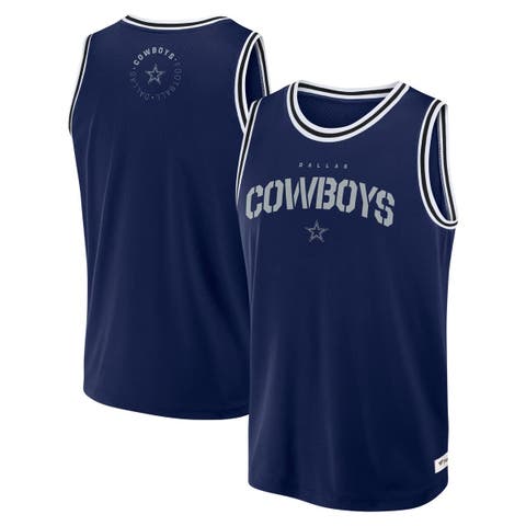 Men's Fanatics Navy Dallas Cowboys Elements Future Ground Jersey Tank Top