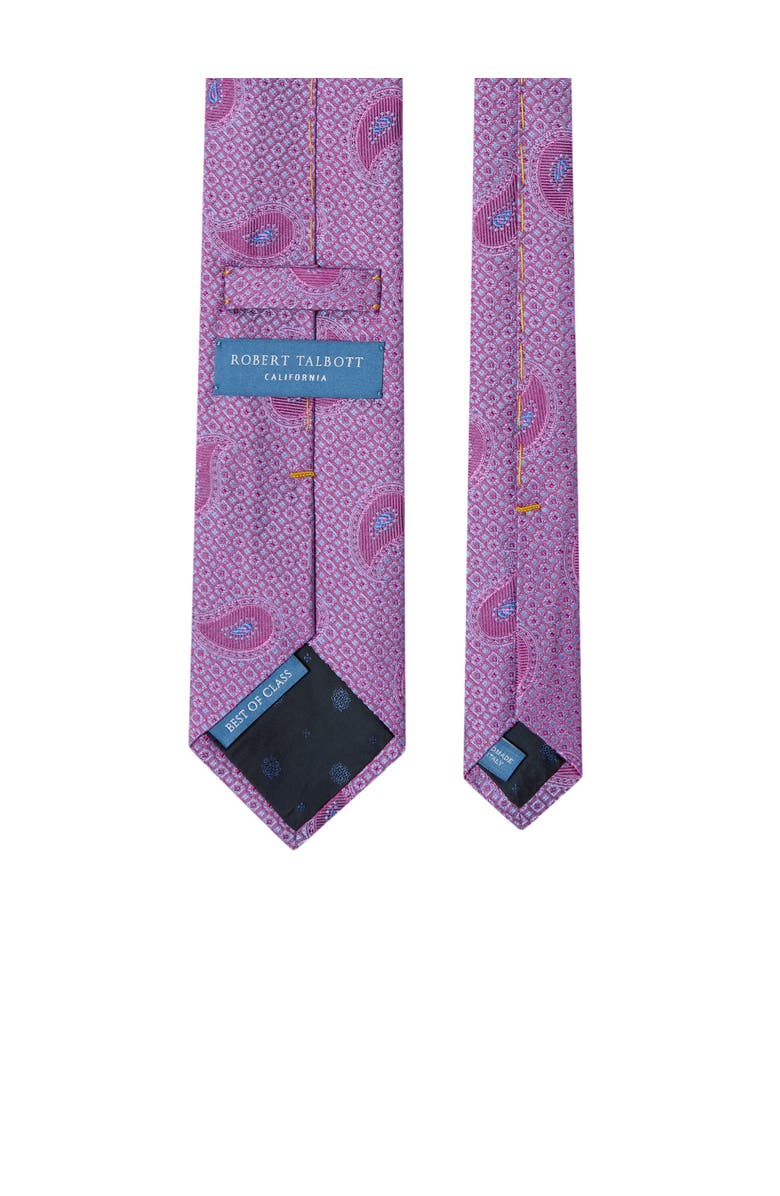 Robert Talbott Robert Pine Geo Jacquard Best of Class Necktie, Alternate, color, Pink