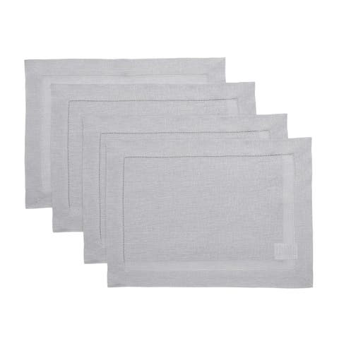 Linen Placemats - Classic Hemstitch