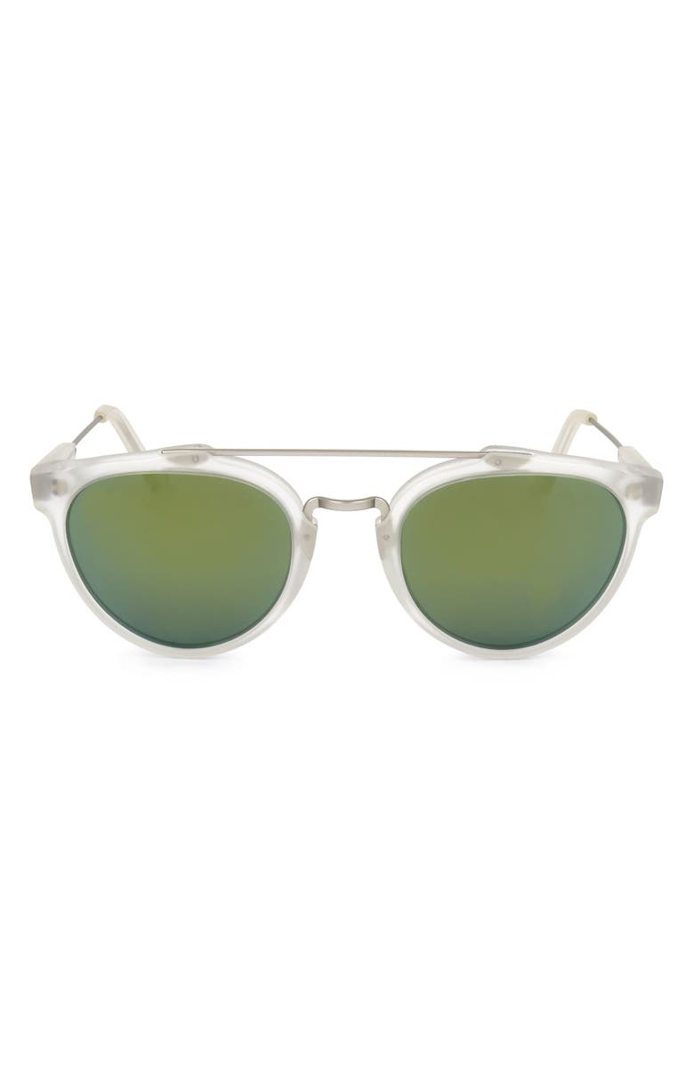 SUPER by RETROSUPERFUTURE<sup>®</sup> 51mm Round Sunglasses, Main, color, Crystal