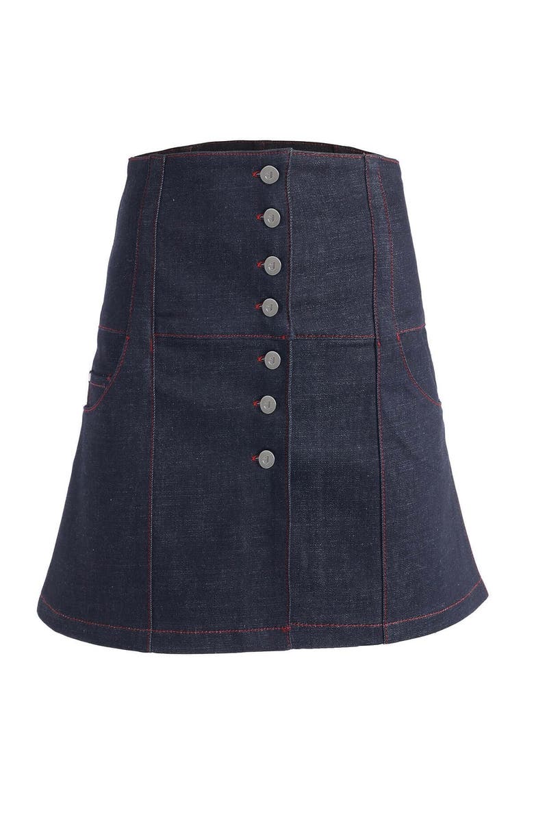 Jendue Chaby Mini Skirt, Alternate, color, Deep Blue