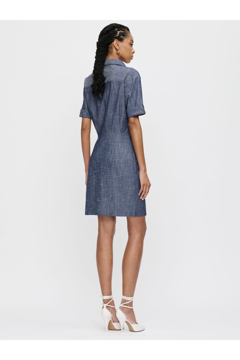 Ondine Tucked Waist Shirtdress, Alternate, color, Blue