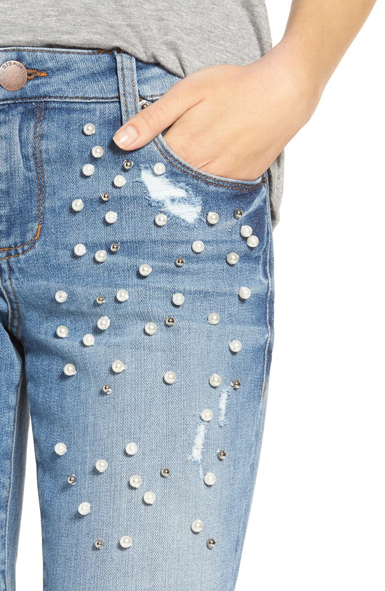 STS Blue Taylor Tomboy Embellished Jeans, Alternate, color,