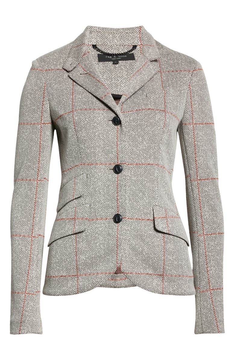 rag & bone Slade Check Blazer, Alternate, color, 