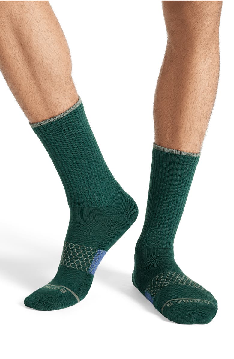 Bombas Arch Block Merino Wool Blend Crew Socks, Alternate, color, 