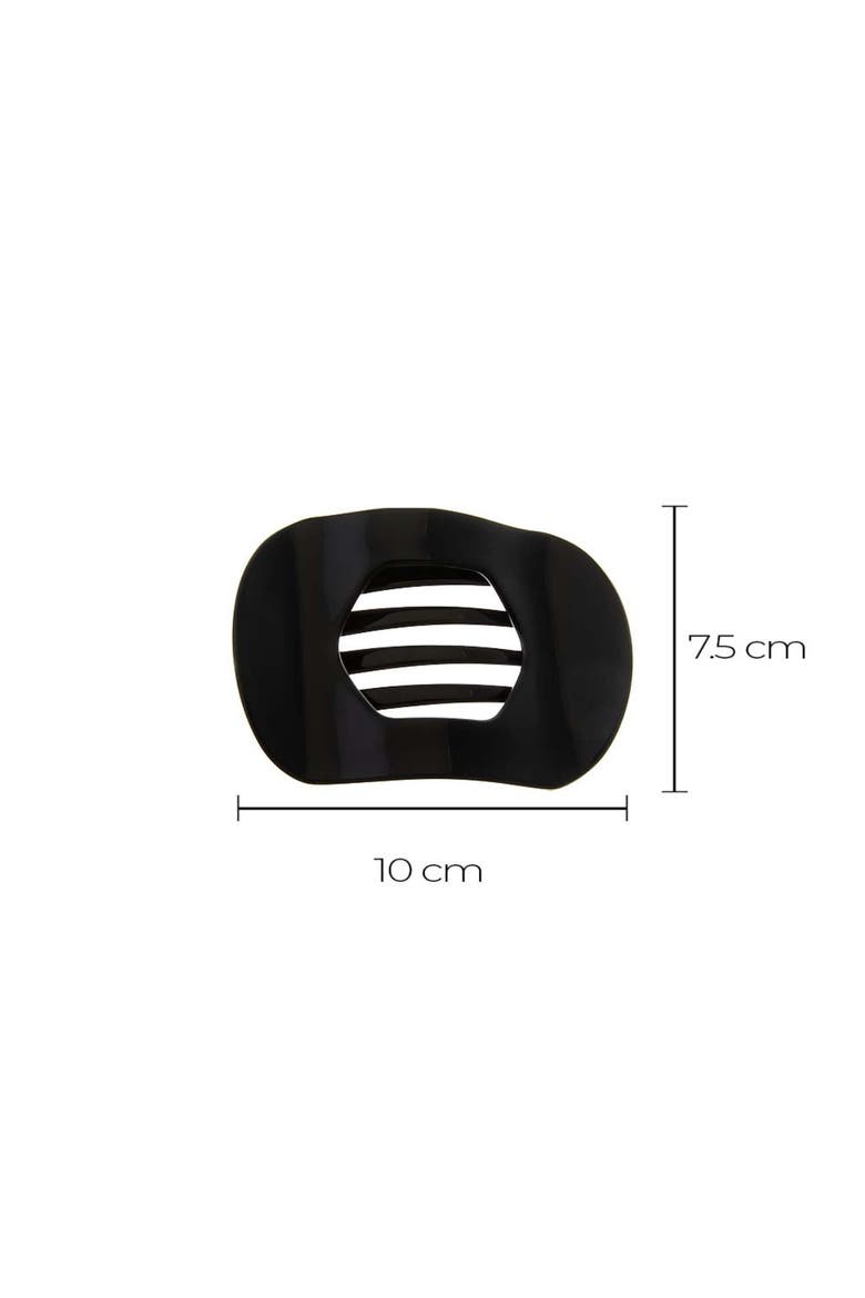 Tortoise & Black Oversized Flat Lay Clip Set, Alternate, color, Black & Tortoise