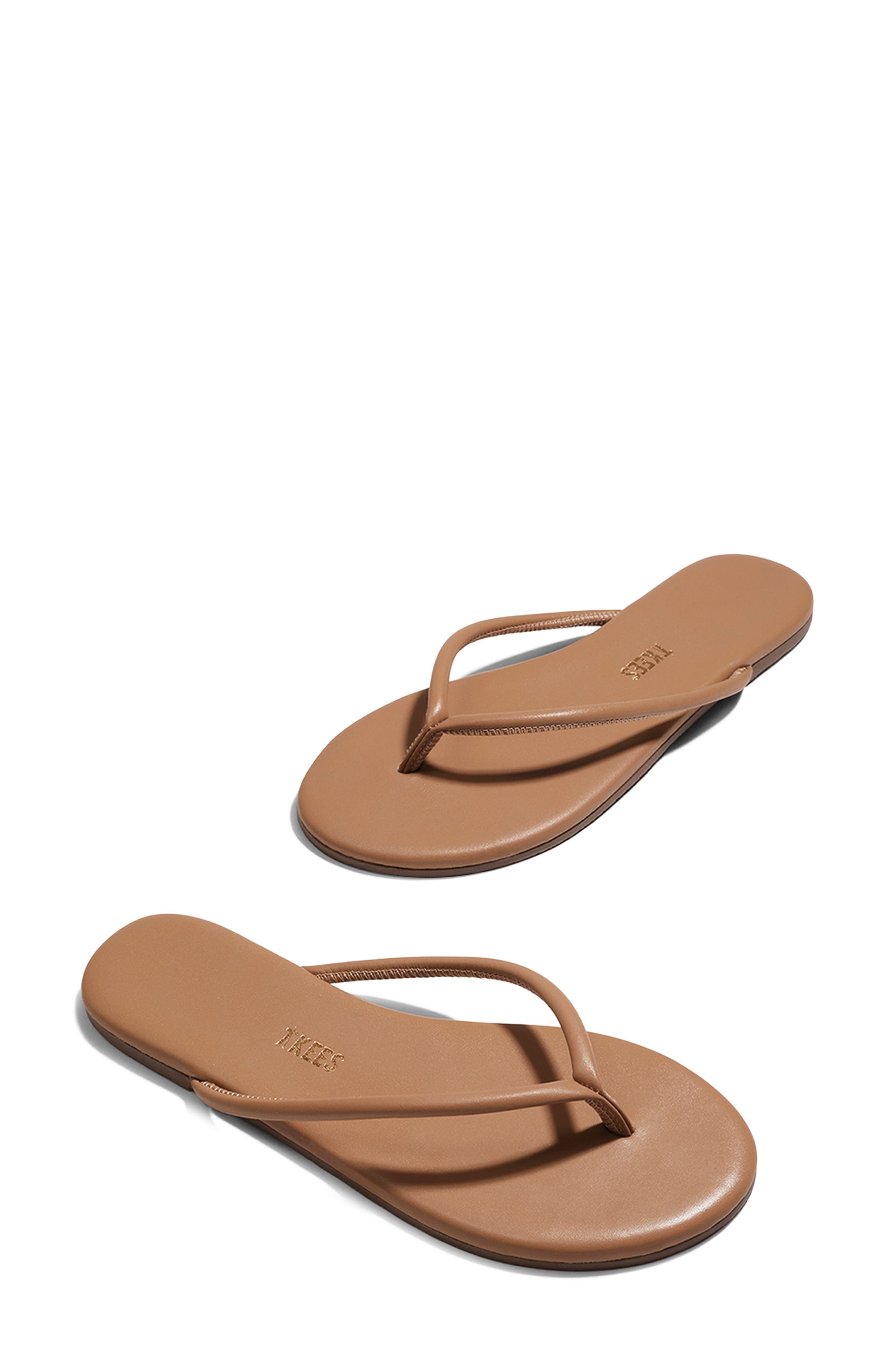Lily Tubular Flip Flop, Alternate, color, COCOA BUTTER