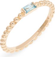 Anzie Dew Drop Blue Topaz Ring