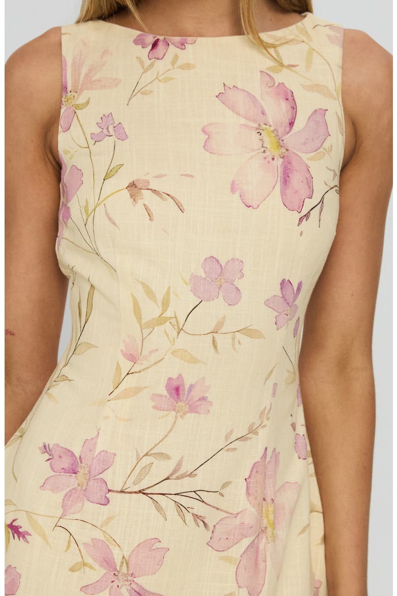 Alfalfa Floral Minidress, Alternate, color, CREAM FLORAL
