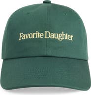 Favorite Daughter Classic Logo Cotton Twill Baseball Cap