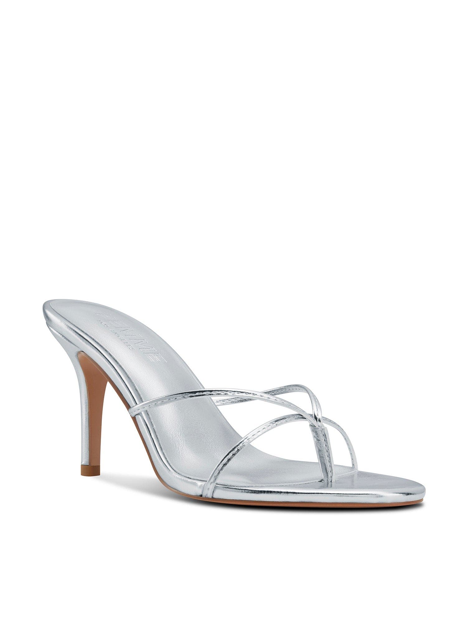 FEMME Sicilian Mule, Alternate, color, Platinum