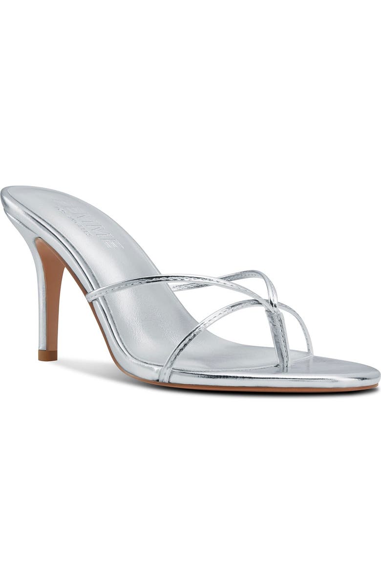 FEMME Sicilian Mule, Alternate, color, Platinum