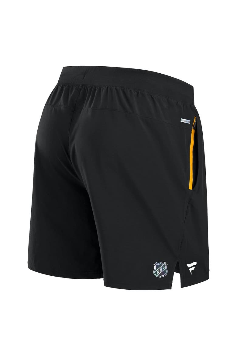 Men's Fanatics Black Boston Bruins Authentic Pro Rink Performance Shorts, Alternate, color, Black