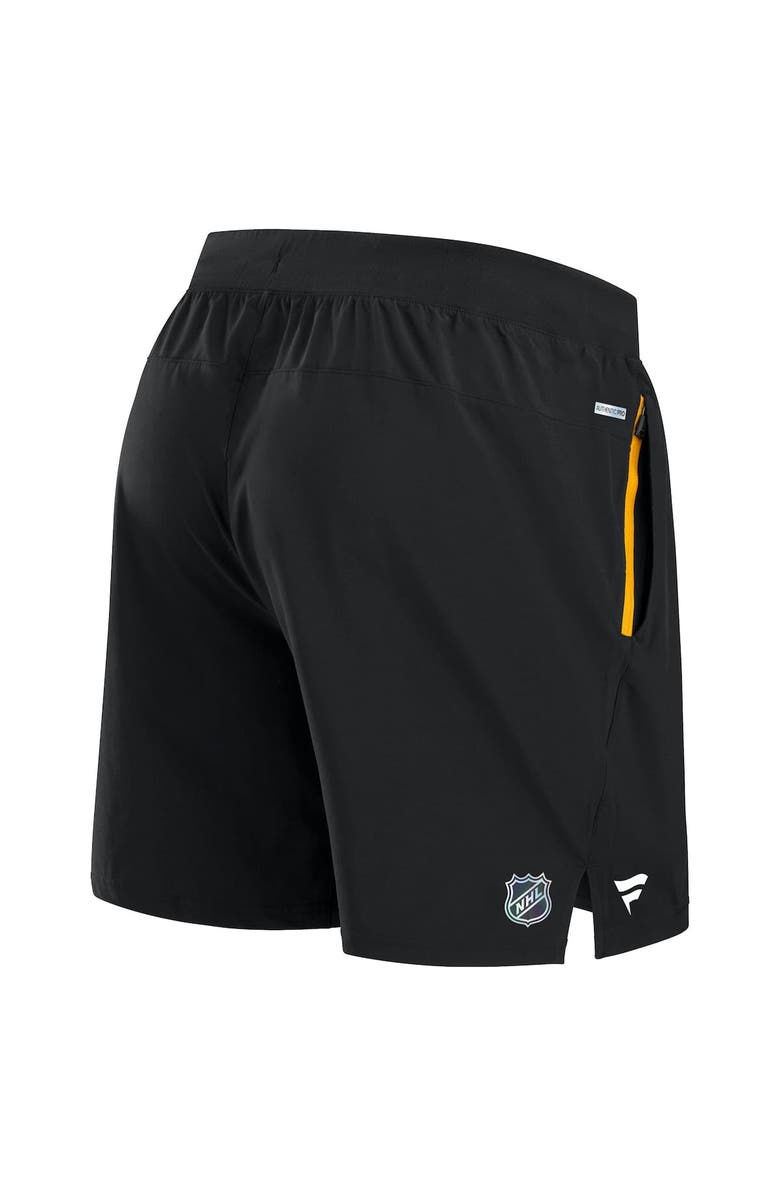 FANATICS Men's Fanatics Black Boston Bruins Authentic Pro Rink Performance Shorts, Alternate, color, Black