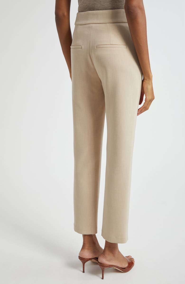 Veronica Beard Renzo Crop Trousers, Alternate, color, Heathered Sand