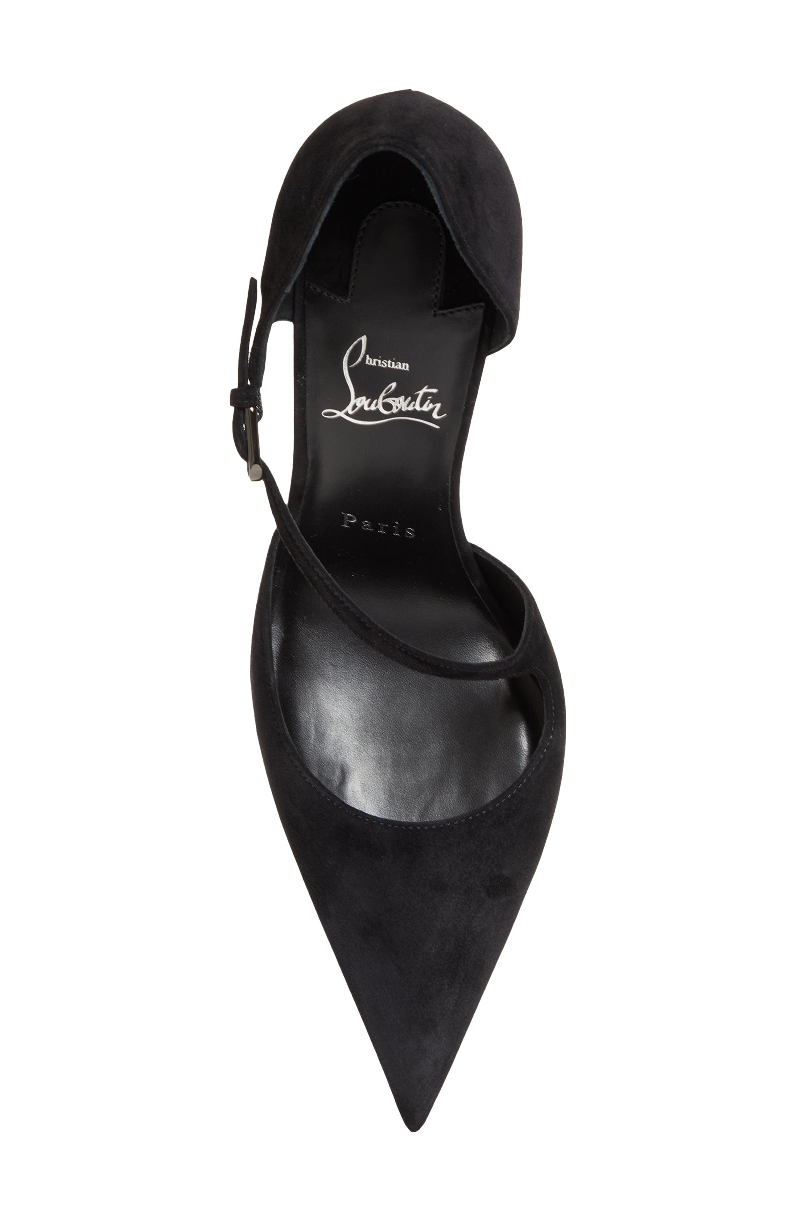 Christian Louboutin Miss Ziggyta d'Orsay Pump, Alternate, color, Black