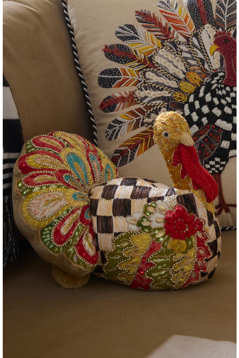 Aurora Turkey Shaped Pillow, Alternate, color, BEIGE