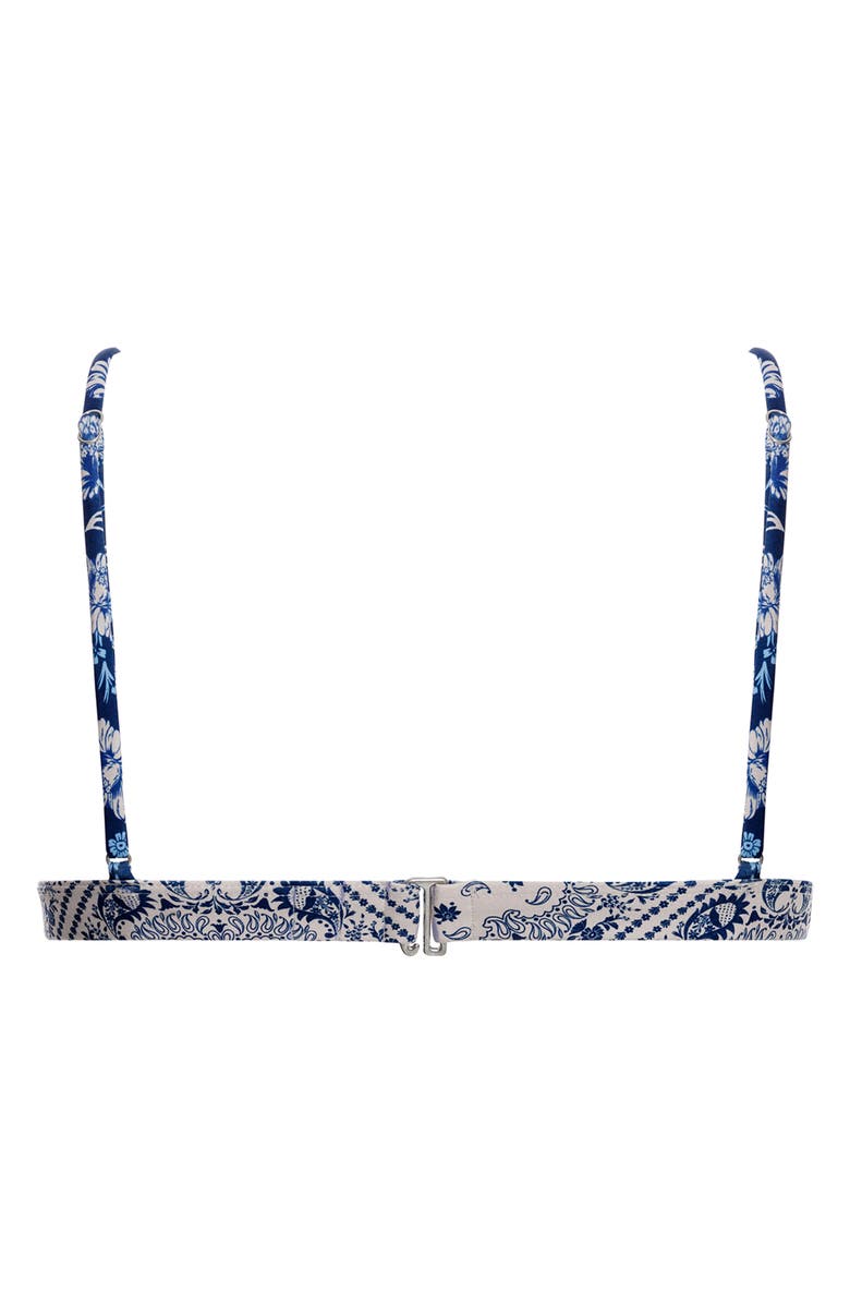 Agua Bendita Lisa Atma Bikini Top, Alternate, color, Blue Multicolor