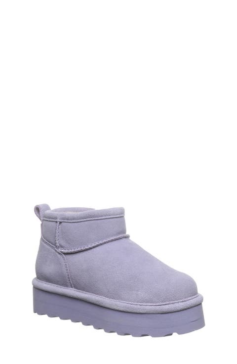 Kids' Retro Shorty Faux Fur Platform Boot