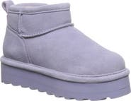 BEARPAW Kids' Retro Shorty Faux Fur Platform Boot