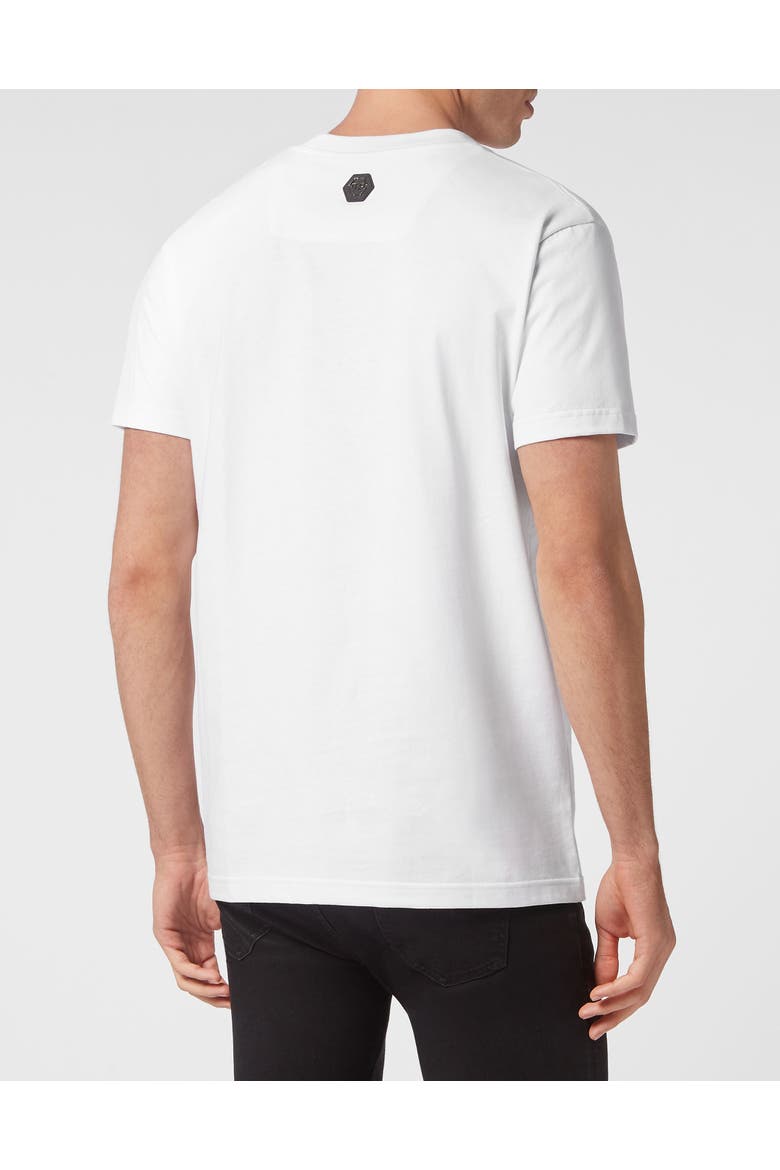 T-Shirt Round Neck Ss Pp Glass Men, Alternate, color, white