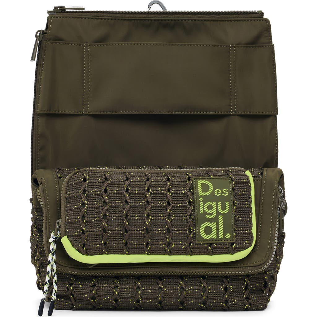 Desigual Convertible Crossbody Bag In Brown
