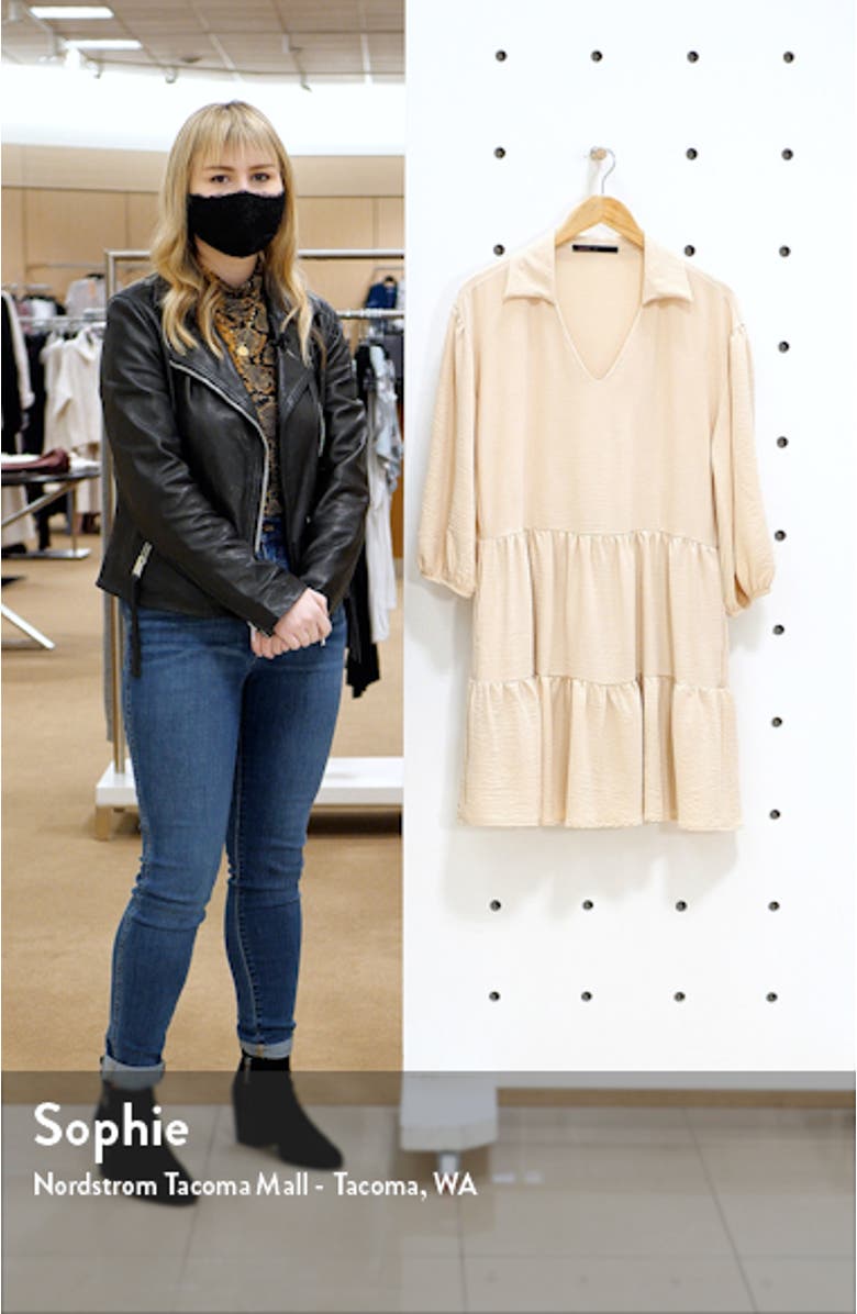 Tiered Long Sleeve Dress, sales video thumbnail