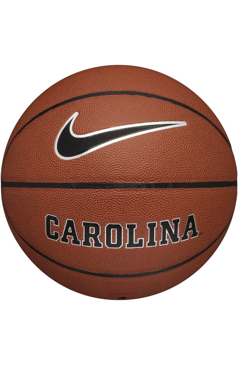 Nike North Carolina Tar Heels Team Replica Basketball, Main, color, Brown