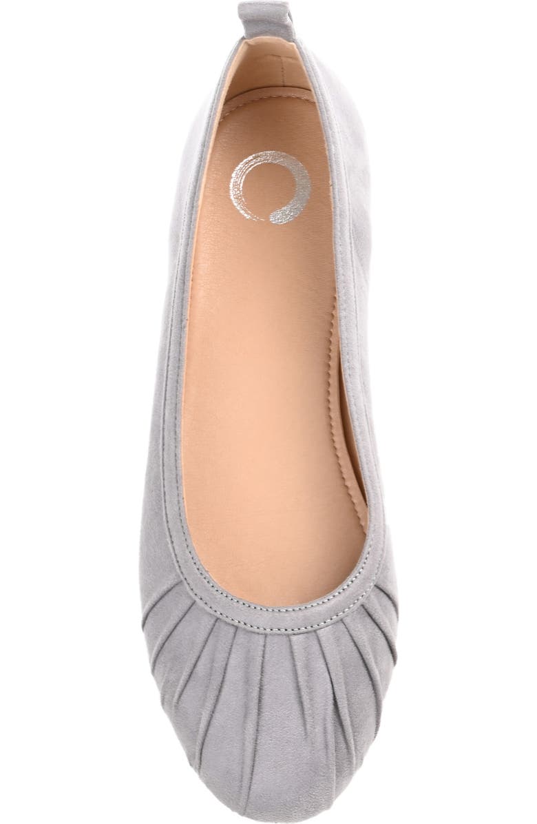 Journee Collection Tannya Flat, Alternate, color, Grey