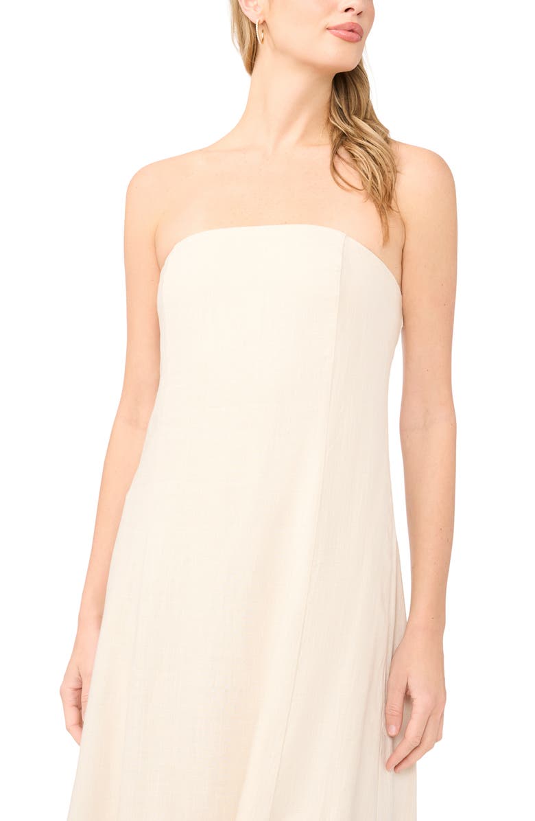 1.STATE Strapless Midi Dress, Alternate, color, Peppercorn