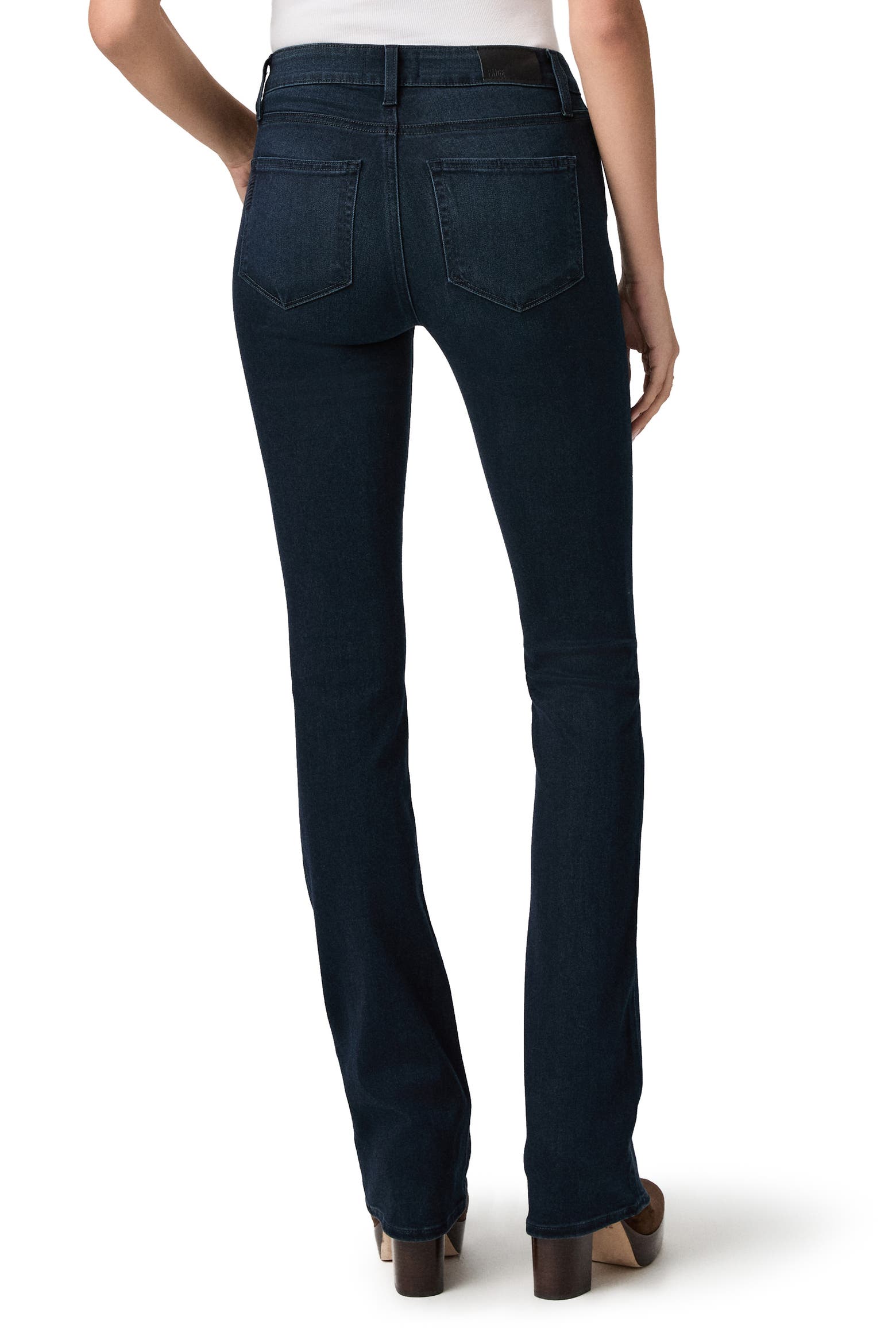 Manhayyan High Rise PAIGE Manhattan High Waist Bootcut Jeans (Women) | Nordstrom