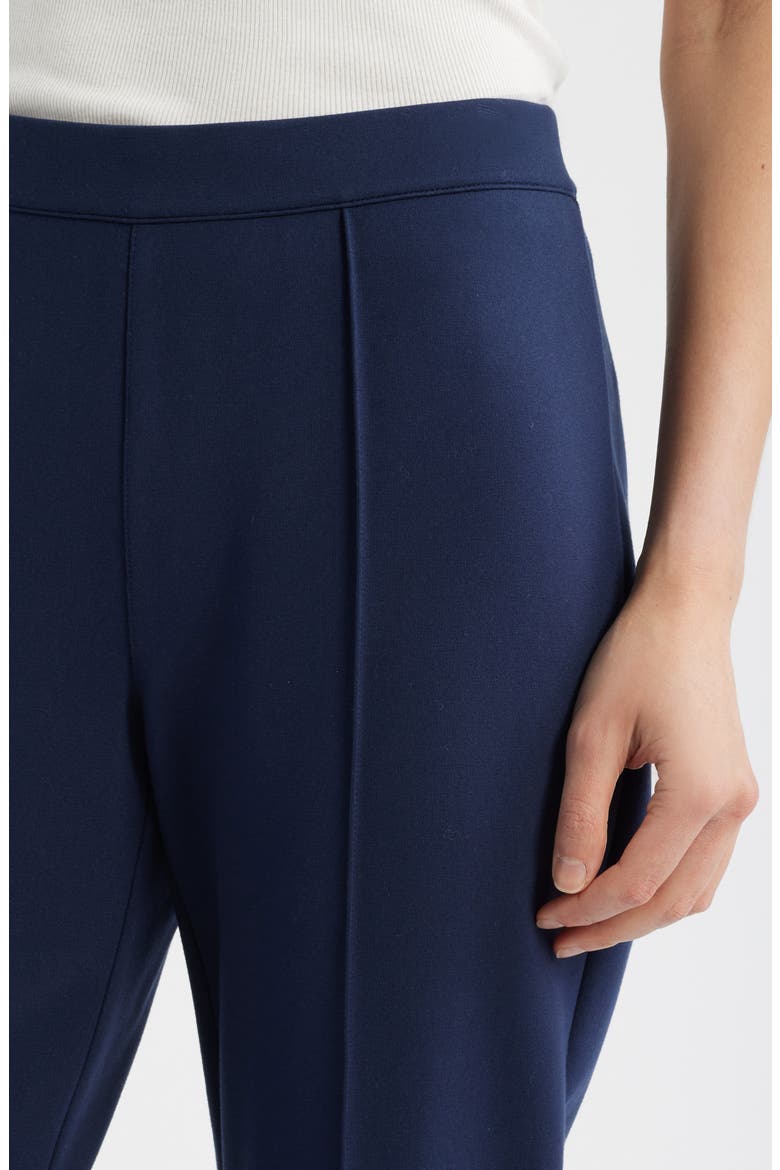 Pull-On Stretch Ponte Kick Flare Leg Pants, Alternate, color, NAVY STILL