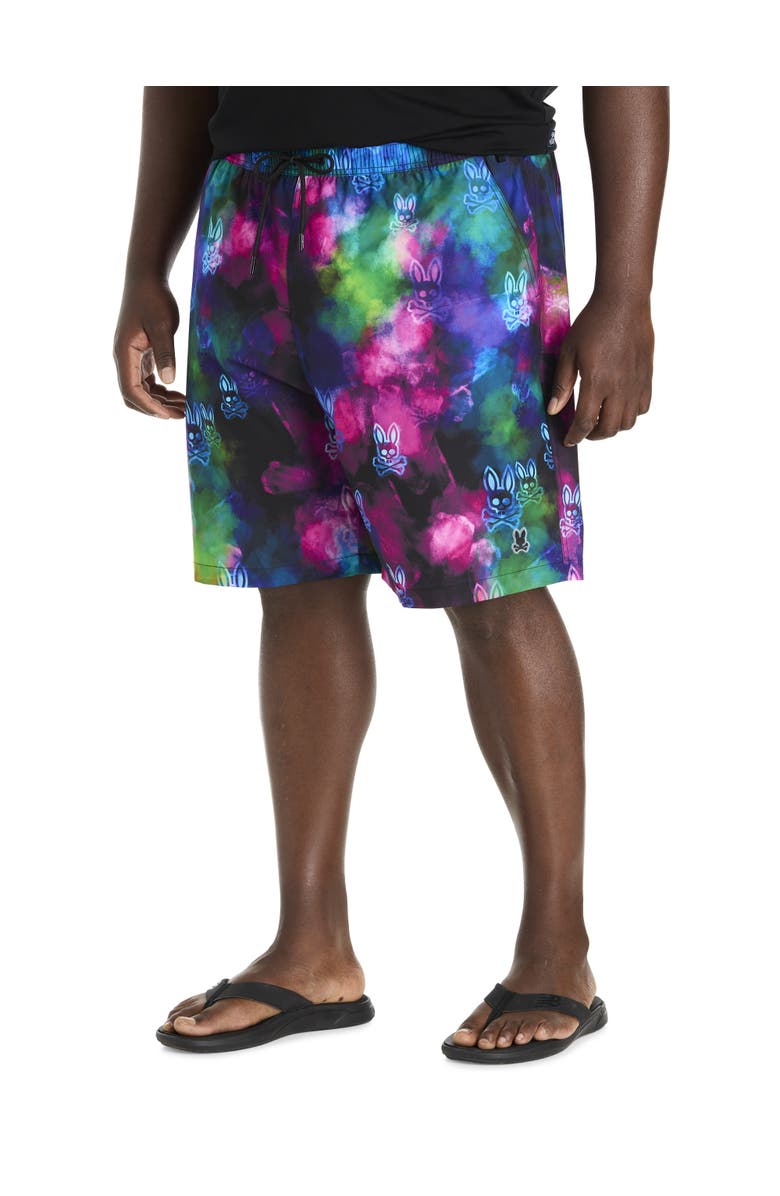Psycho Bunny Big & Tall Dokos Swim Trunks, Main, color, 