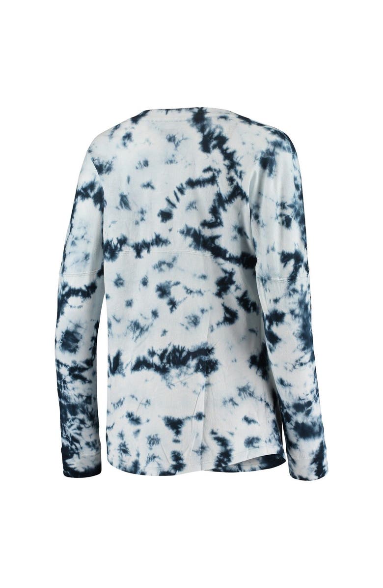 New Era Women's New Era Navy Minnesota Twins Tie-Dye Long Sleeve T-Shirt, Alternate, color,