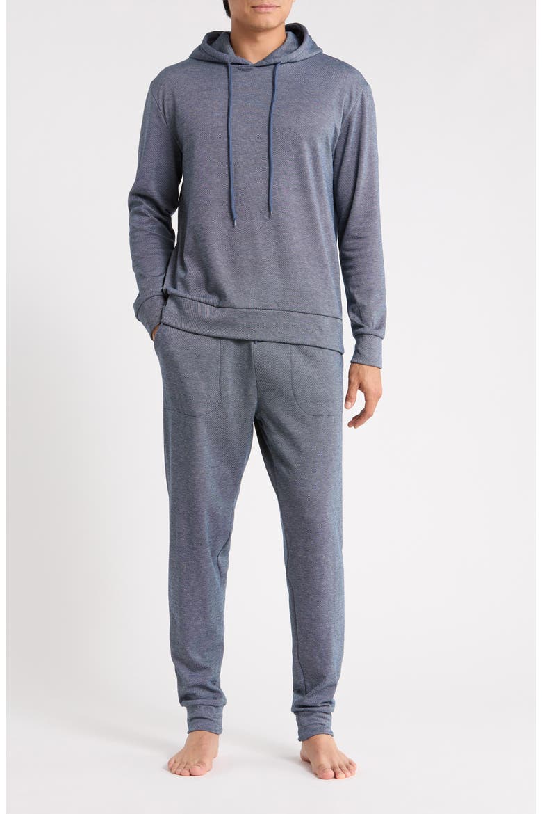 Hoodie & Joggers Set, Main, color, OCEANA