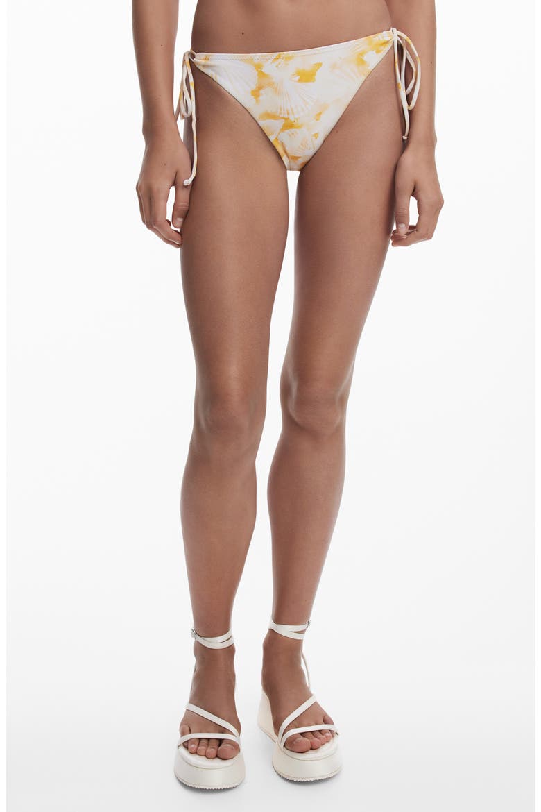 Tie Side Bikini Bottoms, Main, color, WHITE