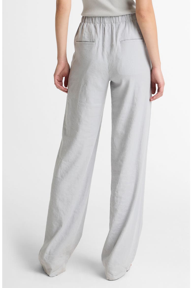 Joan High Rise Linen Blend Pull-On Pants, Alternate, color, BAY MIST