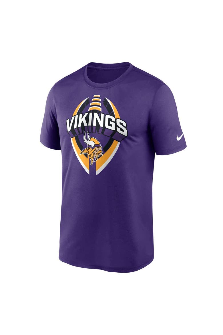 Men's Nike Purple Minnesota Vikings Legend Icon Performance T-Shirt, Alternate, color, Purple